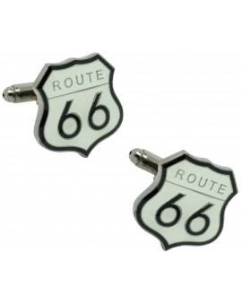 Route 66 Sign Cufflinks 