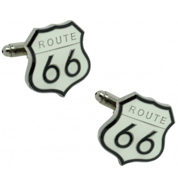 Route 66 Sign Cufflinks 