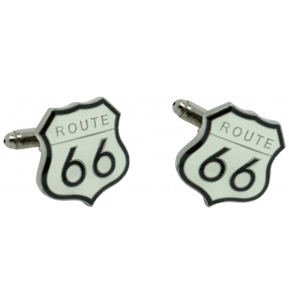 Route 66 Sign Cufflinks 