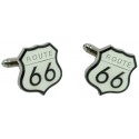 Route 66 Sign Cufflinks 