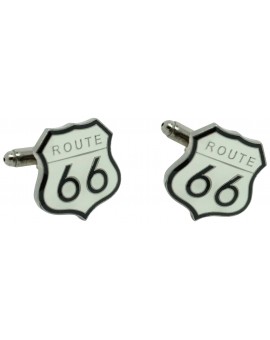 Route 66 Sign Cufflinks 