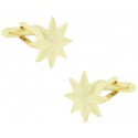 Gemelos para camisa Estrella Militar de 8 Puntas