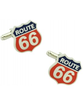Route 66 Colorful Cufflinks