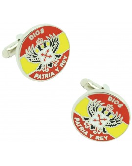 Gemelos para camisa Escarapela Carlista 