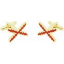 Cross of Burgundy Cufflinks 