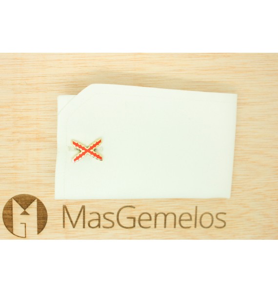 Cross of Burgundy Cufflinks 