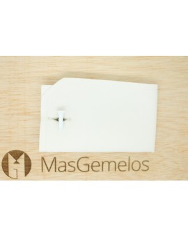 White Golf Tee Cufflinks 