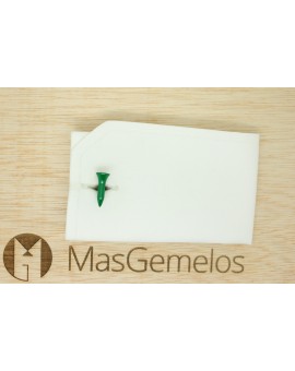 Green Golf Tee Cufflinks 