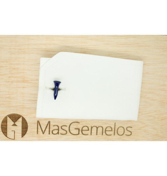 gemelos personalizados tee golf azul