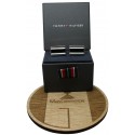Gemelos para camisa Rectangular Negro y Blanco Tommy Hilfiger