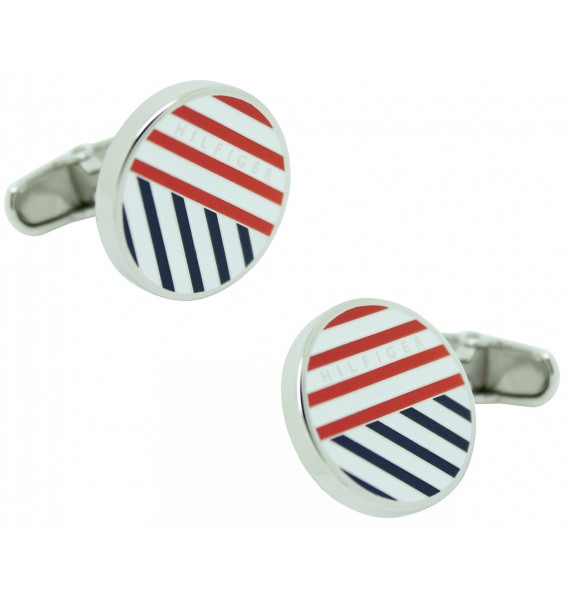 gemelos para camisa tommy hilfiger redondos bandera USA