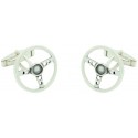 PREMIUM Sterling Silver Classic Car Steering Wheel Cufflinks