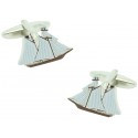 Spanish ship Juan Sebastián Elcano Cufflinks 