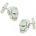 gemelos para camisa casco iron man plata de ley 925 premium