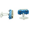 Blue Hippie Van Cufflinks 