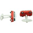 Red Hippie Van Cufflinks 