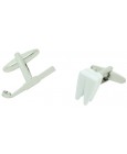White Tooth and Mouth Mirror Cufflinks