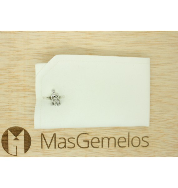 gemelos para boda de sky con camisa de gemelos