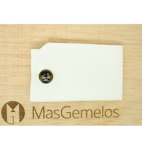 Gemelos para boda bicicleta clásica Skultuna