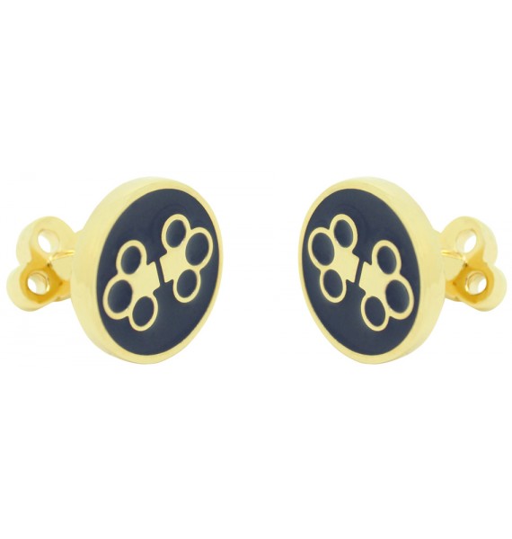 Gemelos para camisa Skultuna Llave Doble - Azul 