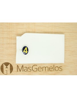 Gemelos para hombre número 4 de Skultuna en amarillo y azul 