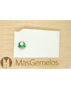 Super Mushroom and 1-UP Mushroom Cufflinks 