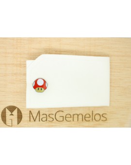 Super Mushroom and 1-UP Mushroom Cufflinks 