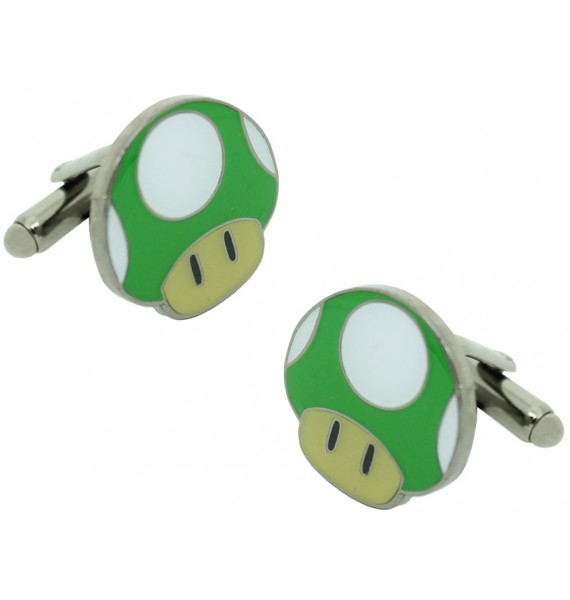 Gemelos para camisa Seta Verde Super Mario Bros.