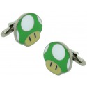 Gemelos para camisa Seta Verde Super Mario Bros.