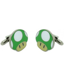 Gemelos para camisa Seta Verde Super Mario Bros. 2