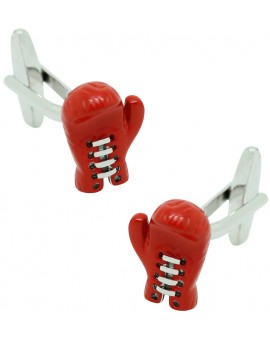 Red Boxing Glove Cufflinks 