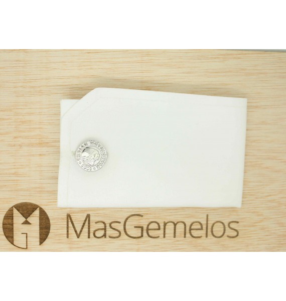 Silver Plated Indian Motorcycle Cufflinks