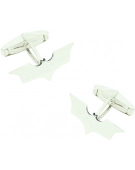 Gemelos para camisa señal Batman Plata de Ley PREMIUM