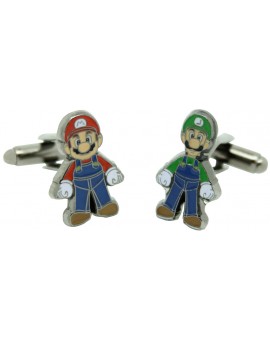 Mario and Luigi Cufflinks 