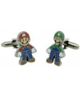 Gemelos para camisa Mario y Luigi