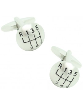 Gear Shift With Six Gears Cufflinks