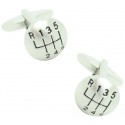 Gear Shift With Six Gears Cufflinks 