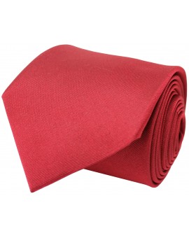 Corbata de seda en color burdeos 